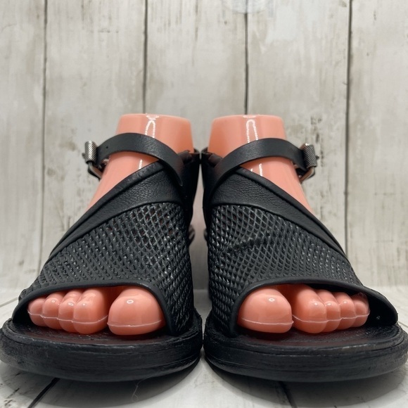 A.s.98 Keldon Sandal In Black Leather Size 6-6.5 - Picture 4 of 15